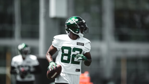 Jamison Crowder Jets WR minicamp